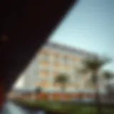 Aesthetic view of the Awqaf Building in Muhaisnah showcasing modern architecture
