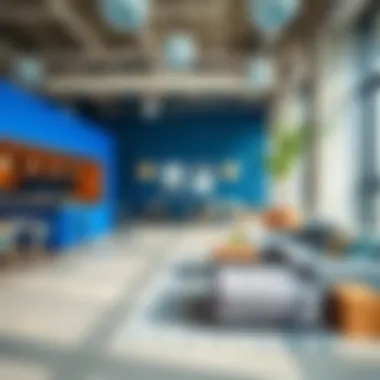 Blueground's community vibe with amenities in a serviced apartment