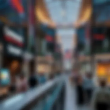 An overview of the bustling atmosphere at the center during peak hours.