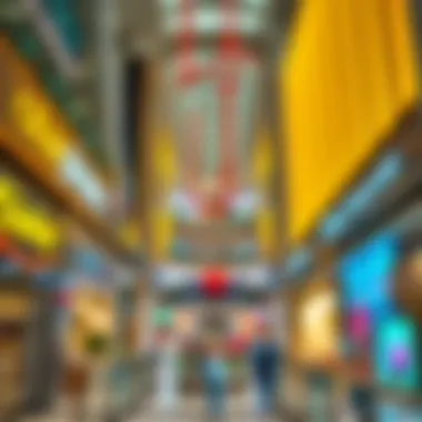 Diverse Retail Experience at Centrepoint Deira City Center Vibrant retail spaces filled with dynamic shopping options.