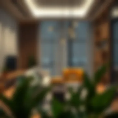 Modern technology integrated into a coliving space, featuring smart home devices