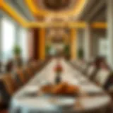 Elegant dining setup in a high-end restaurant
