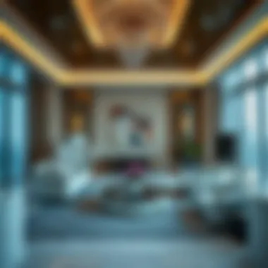 Luxurious Interior Design of Etihad Towers Apartment Interior design of a luxurious apartment in Etihad Towers
