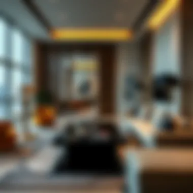 Luxurious interior of a suite at Address JBR Dubai highlighting elegance