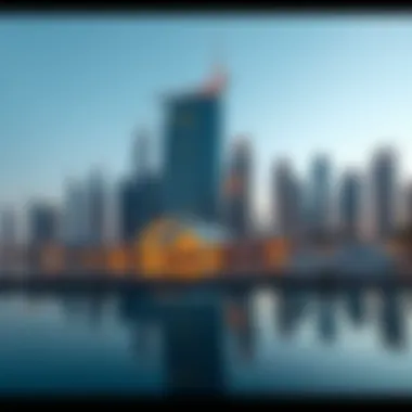 Dubai Skyline Reflecting Luxury Real Estate The skyline of Dubai showcasing luxury real estate