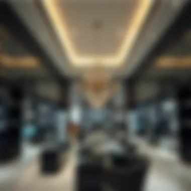Modern Retail Experience in Deira A modern retail space showcasing luxury goods