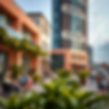 Vibrant community spaces in Marina Quays West emphasizing social interactions