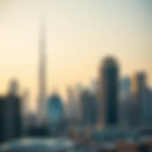 Stunning skyline of Dubai showcasing luxury apartments