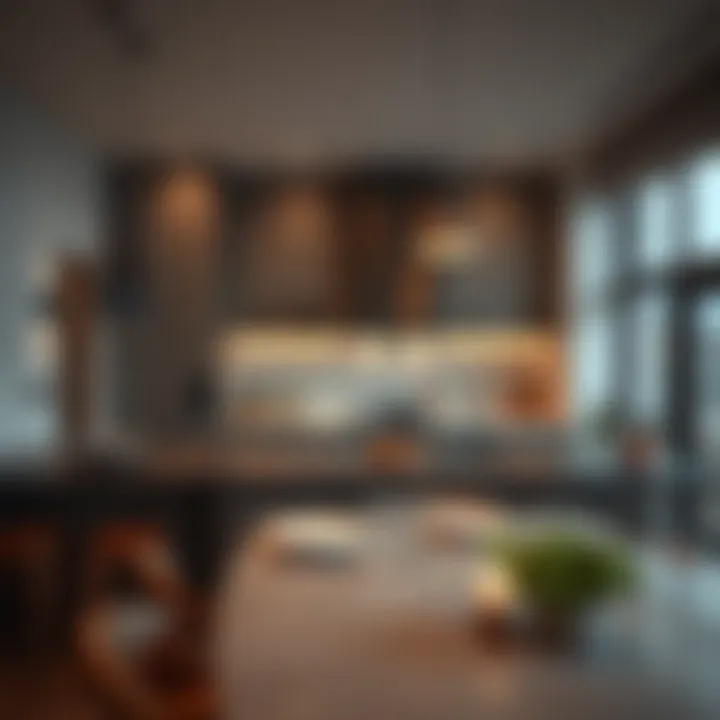 Contemporary kitchen in Shabiya emphasizing functionality and design