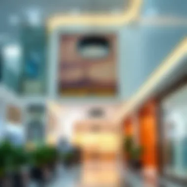Modern Shop Interior Layout Interior layout of a modern shop available for rent
