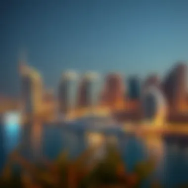 South Bay Dubai Skyline Stunning skyline view of South Bay Dubai capturing the essence of luxury living