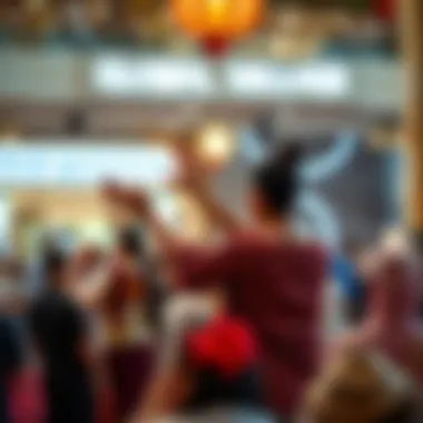Entertainment Showcase at Global Village Mall Entertainment zone with performers showcasing traditional art forms, engaging the audience.