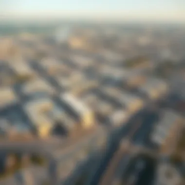Aerial Overview of Industrial City Dubai Aerial view of Industrial City Dubai showcasing its vast expanse and modern infrastructure