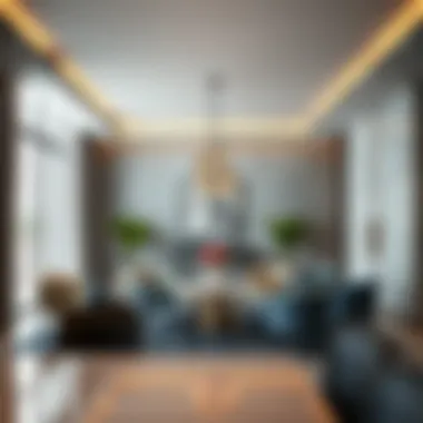 Elegant dining area highlighting innovative design