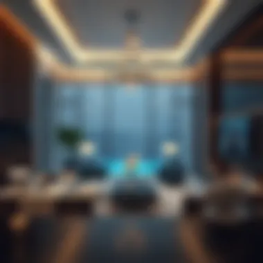 Modern Luxury in UAE Homes Luxurious living space showcasing modern design elements