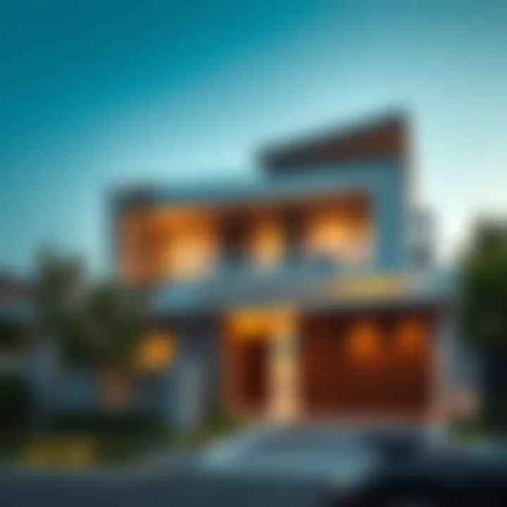 Modern architectural design of a Binghatti property