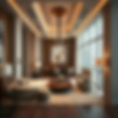 Luxury Interior of Metropolis Tower Interior design showcasing luxury amenities in Metropolis Tower
