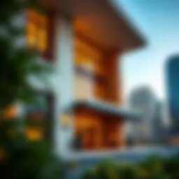 Sleek exterior view of the Ritz DIFC showcasing modern architecture