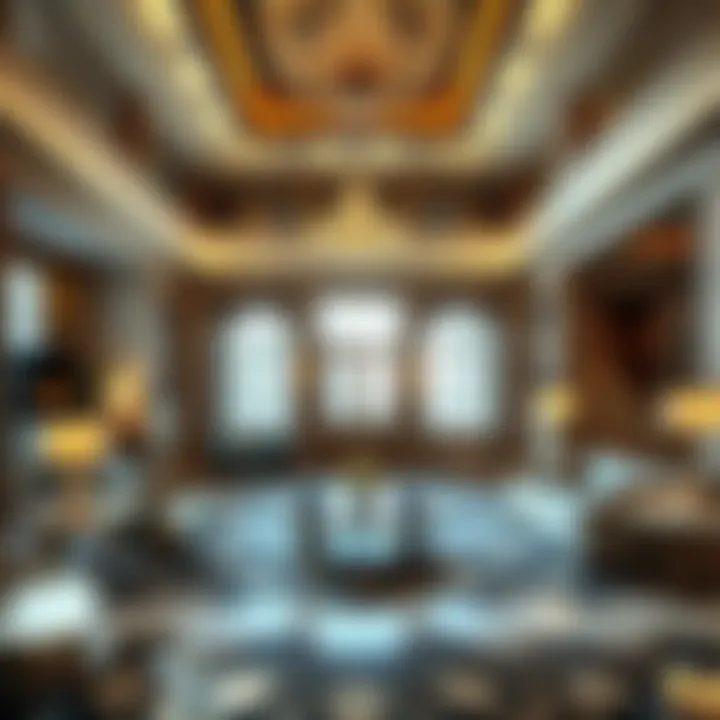 Opulent interior of a St. Regis residence highlighting luxury amenities