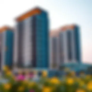 Modern real estate developments in Jebel Ali showcasing residential buildings